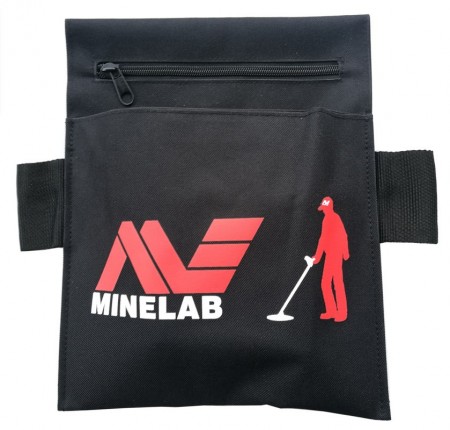 Minelab funnveske, mørk blå med logo