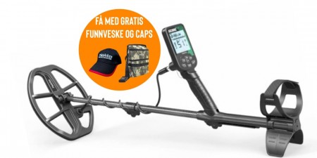Pakketilbud! Nokta Score metalldetektor