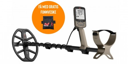 Pakketilbud! Minelab X-Terra Elite metalldetektor. Fra 14 år.