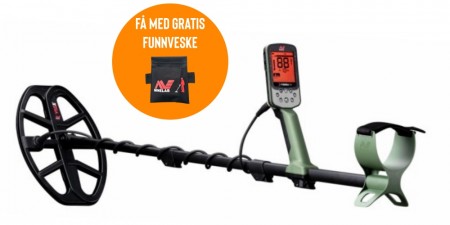 Pakketilbud! Minelab X-Terra Pro metalldetektor. Fra 14 år
