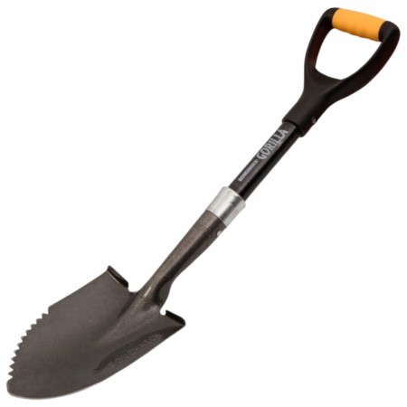 Roughneck Gorilla Mikro spade med glassfiberskaft og skarp kant