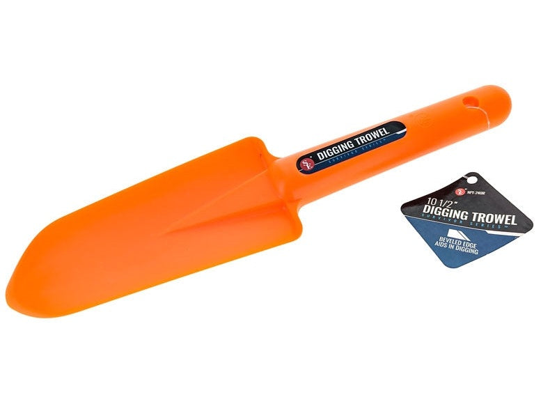 Liten håndspade i solid hardplast materiale. Skarp.