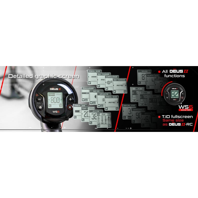 XP DEUS II WS6 Master metalldetektor (22FMF-WS6)