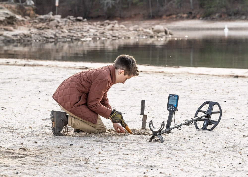 Pakketilbud! Nokta Double Score metalldetektor