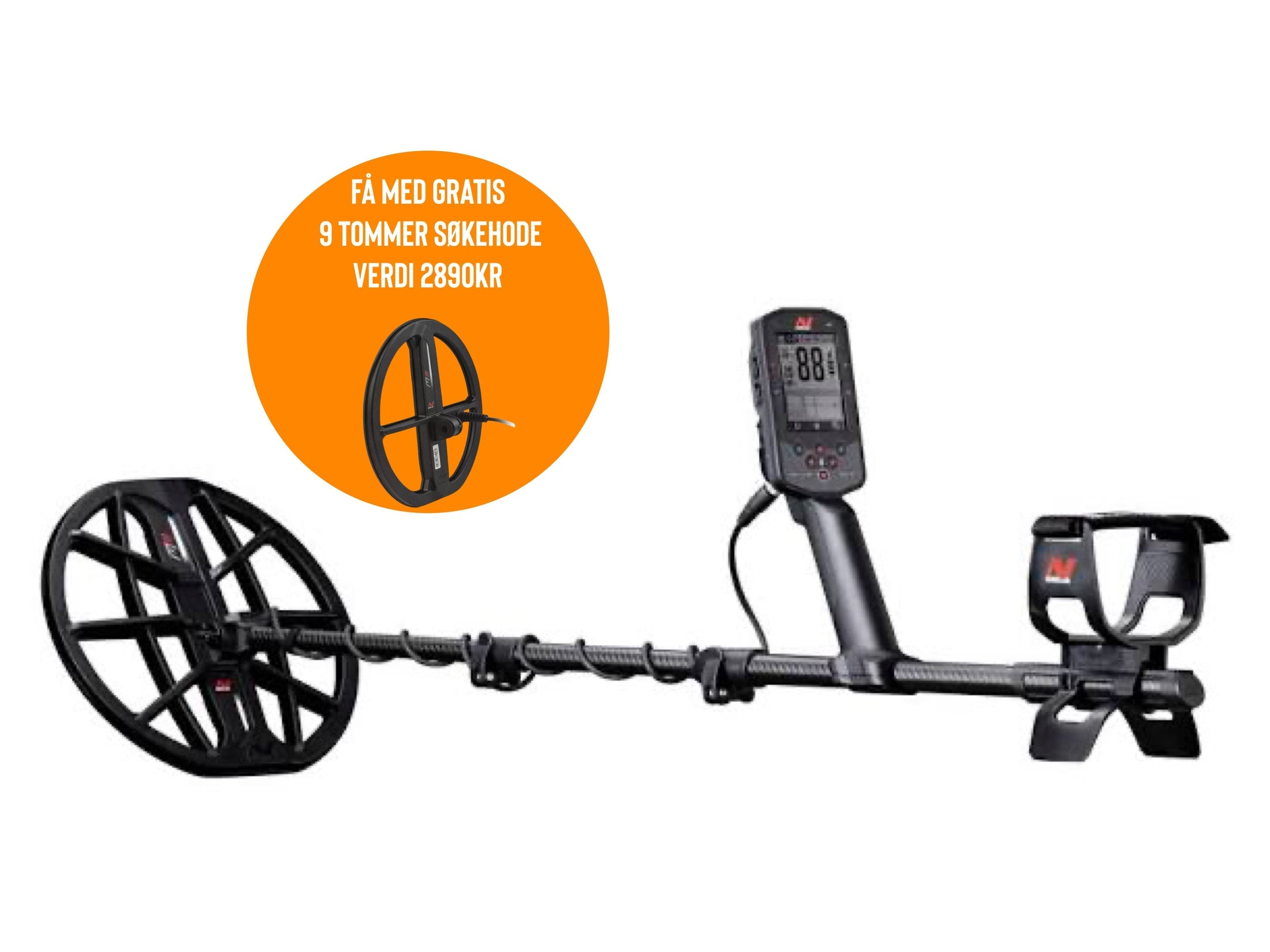 Pakketilbud! Minelab Manticore metalldetektor (med 9'' søkehode)