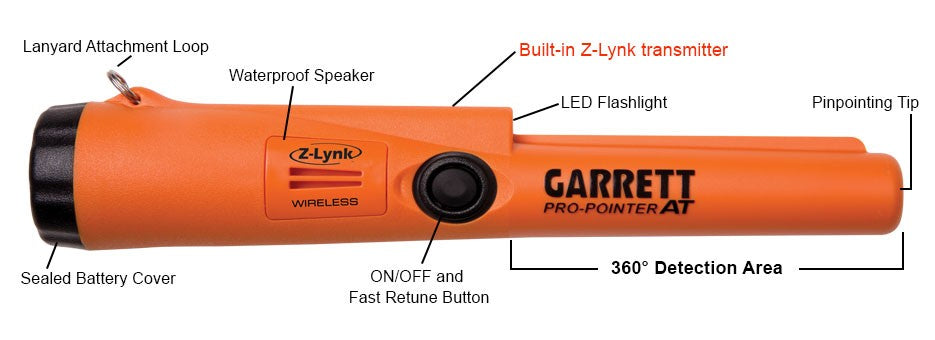 Garrett Pro Pointer AT Z-lynk pinpointer