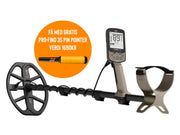 Pakketilbud! Minelab X-Terra Elite metalldetektor. Fra 14 år.