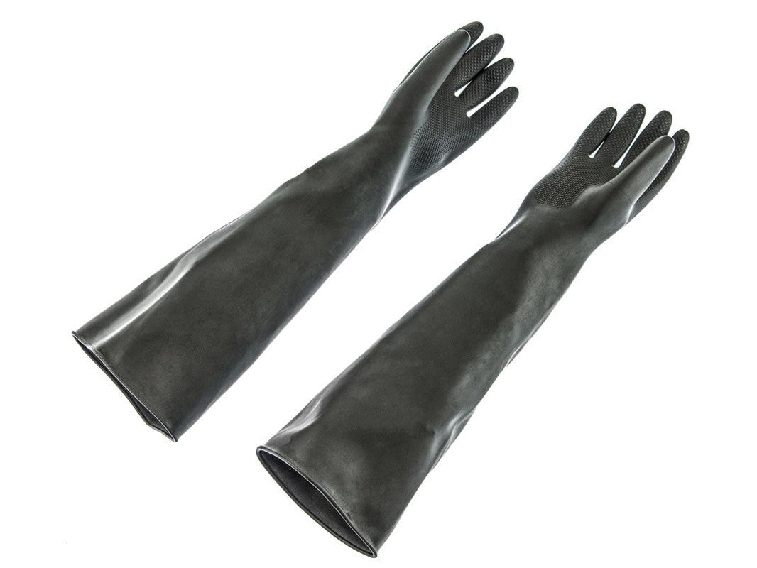 Lange (58cm) gummihansker, meget slitesterke