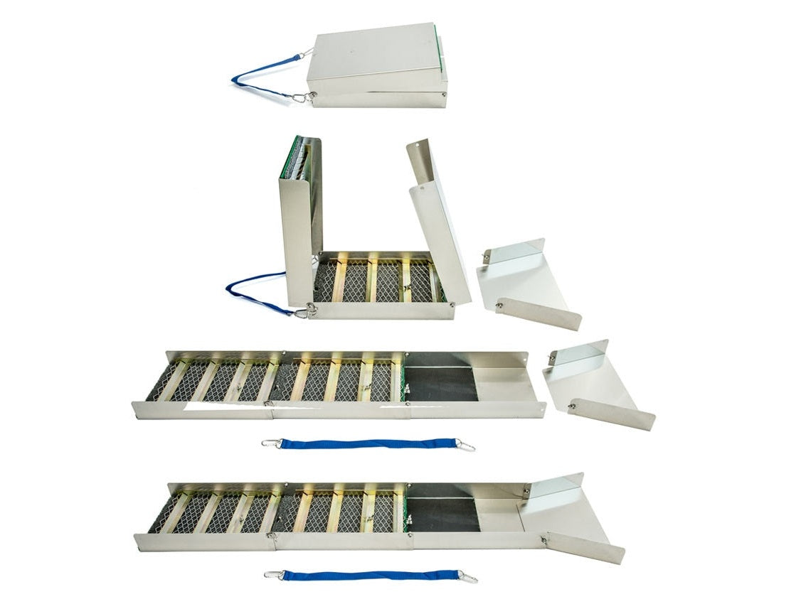 Aluminium vaskerenne / sluicebox. Sammenleggbar.