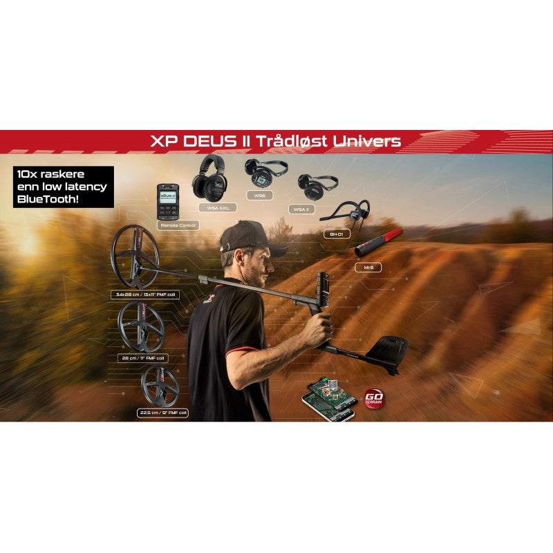 XP DEUS II WS6 Master metalldetektor (22FMF-WS6)