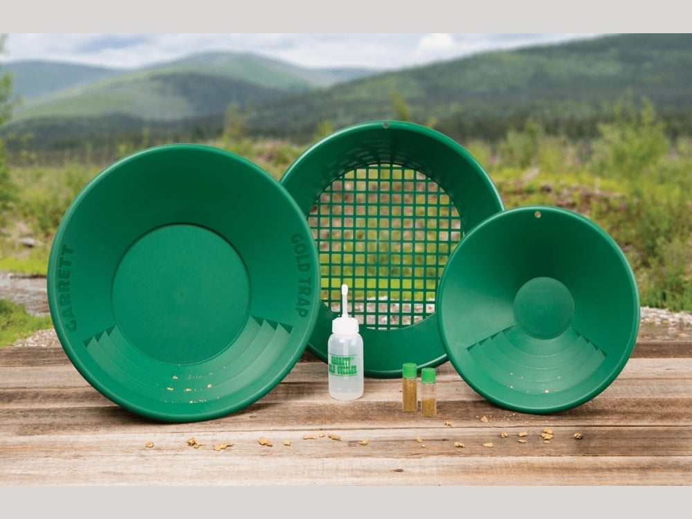 Garrett gull vaskepanne sett