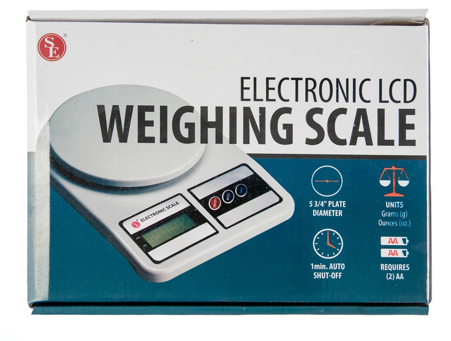 Digital vekt. Kjøkkenvekt. Max 10 kg. Oppløselighet 1 gram