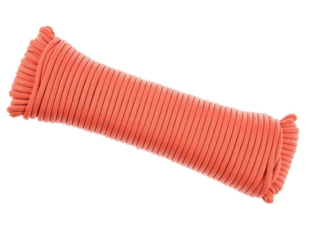 30 meter, 4mm paracord tau, orange