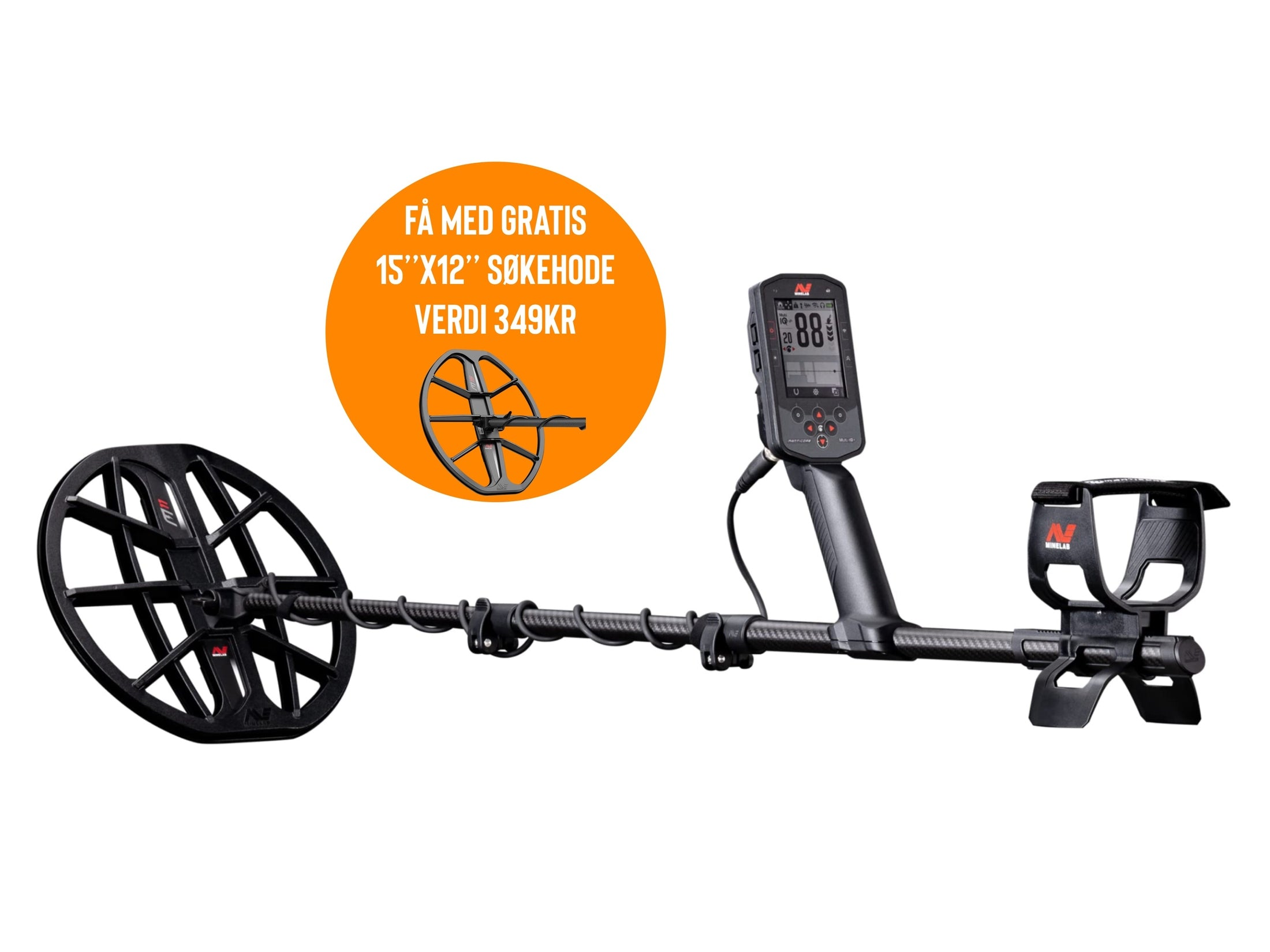 Pakketilbud! Minelab Manticore metalldetektor