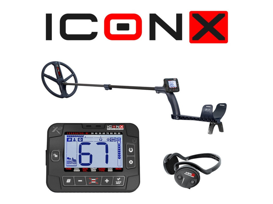 XP ICON-X metalldetektor med WSAST hodetelefoner