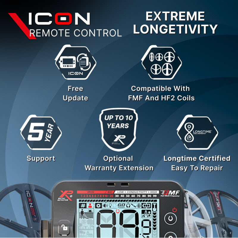 XP ICON RC metalldetektor