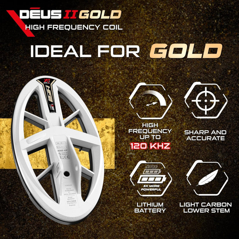 XP DEUS II GOLD metalldetektor