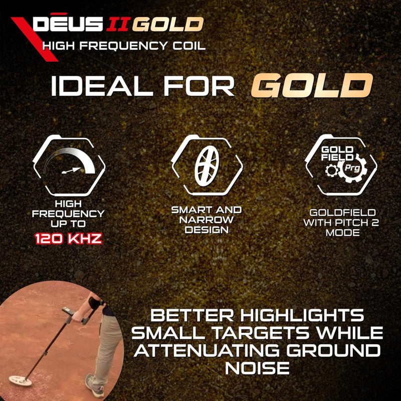XP DEUS II GOLD metalldetektor