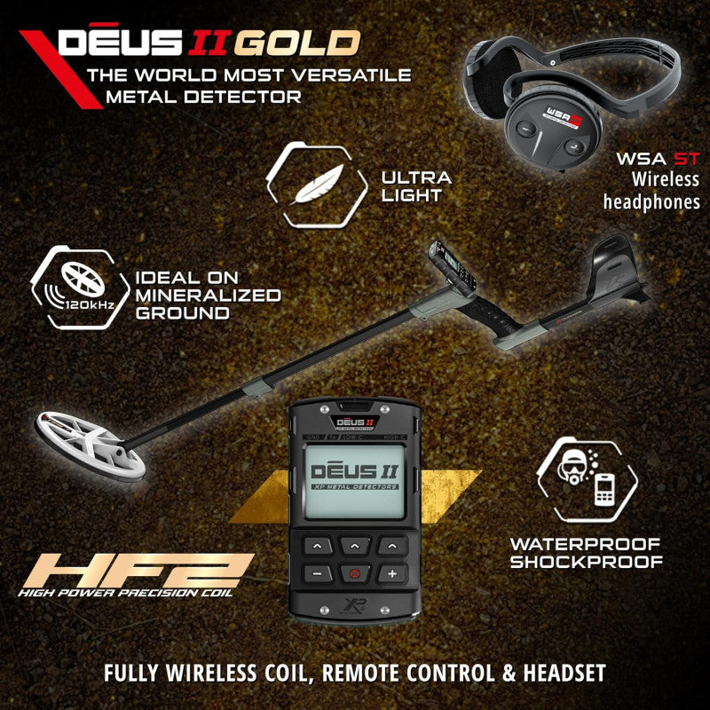 XP DEUS II GOLD metalldetektor