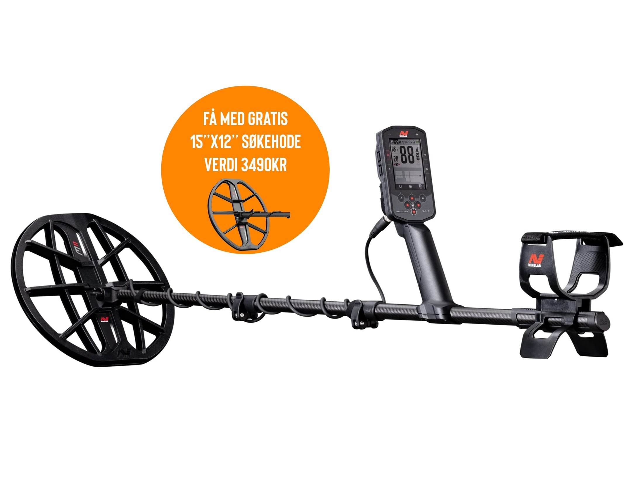 Pakketilbud! Minelab Manticore metalldetektor
