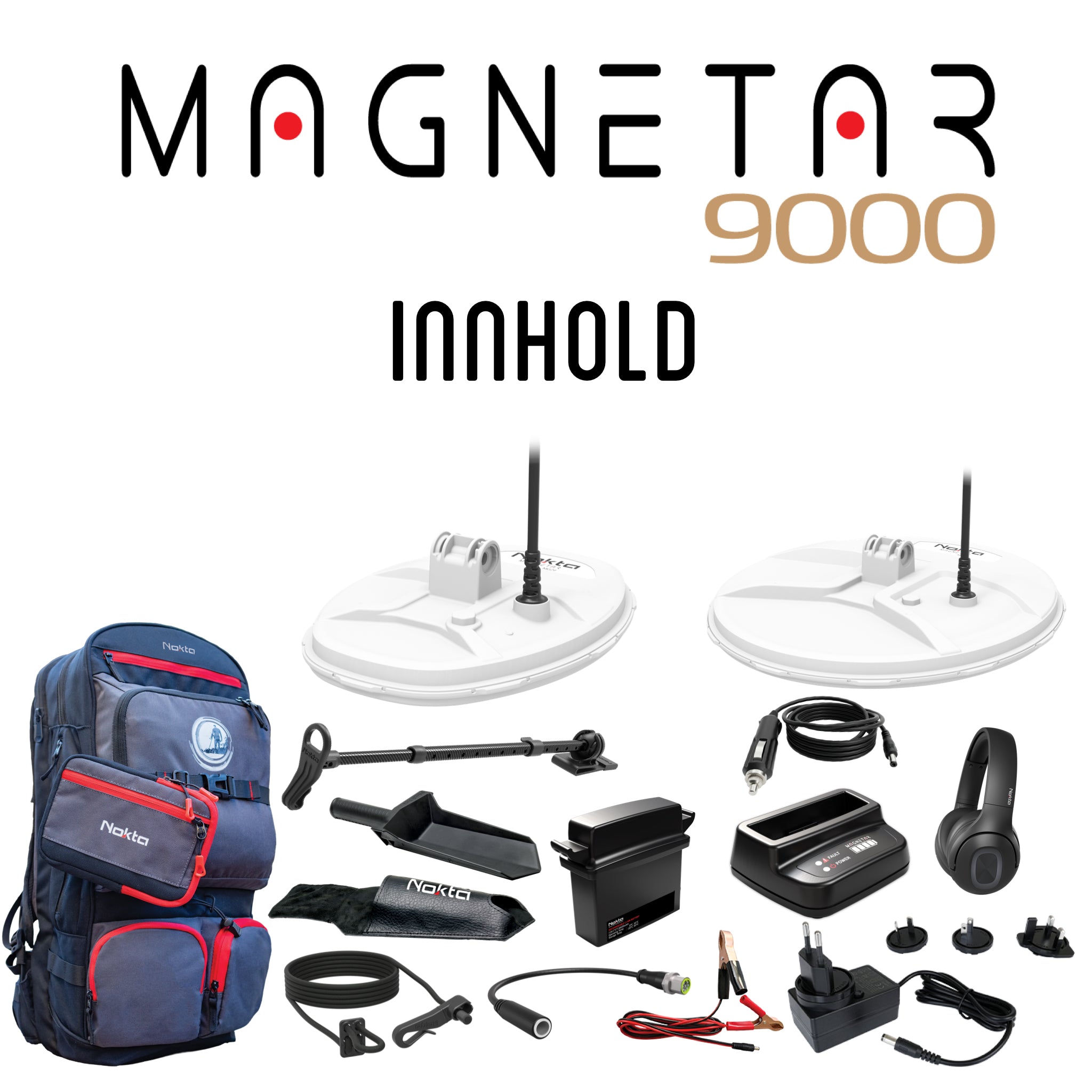 Nokta Magnetar 9000 Gulldetektor