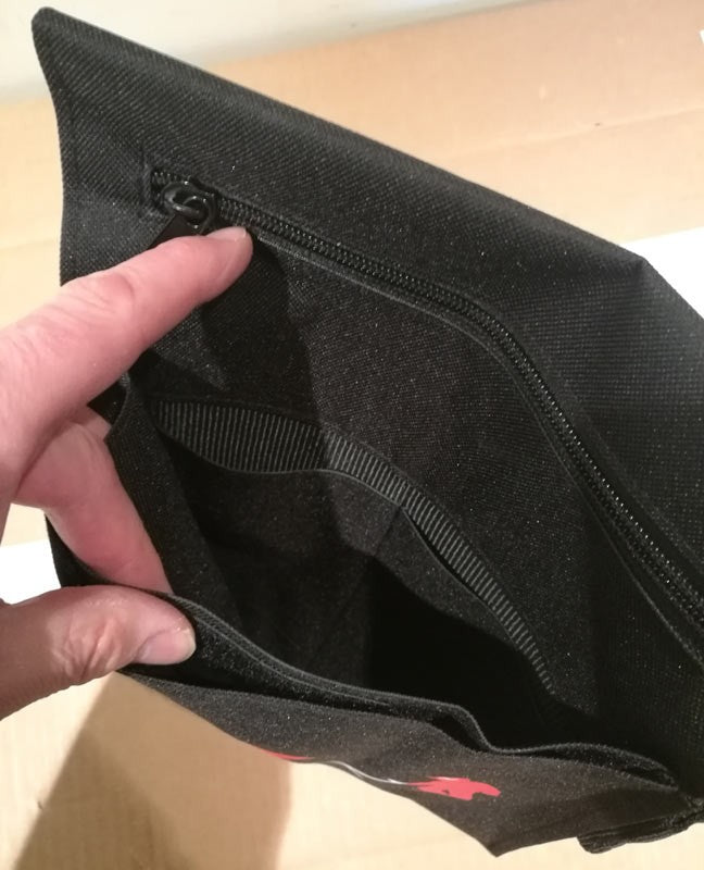 Minelab funnveske, mørk blå med logo