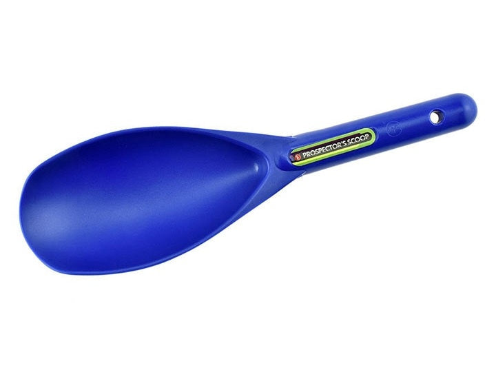 Meget solid hardplast sandspade / scoop. Blå