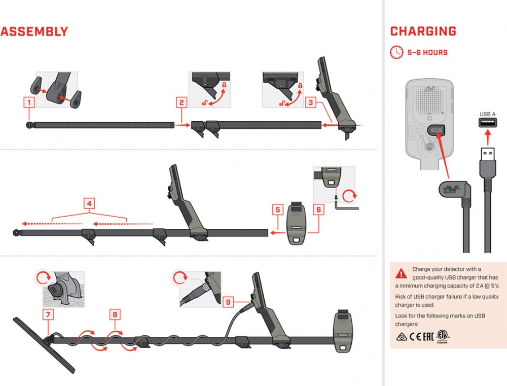 Minelab X-Terra Pro metalldetektor. Fra 14 år
