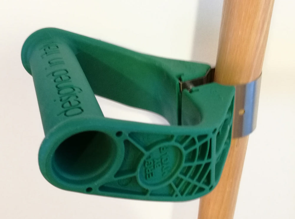 Håndtak til 31-37mm skaft, sort