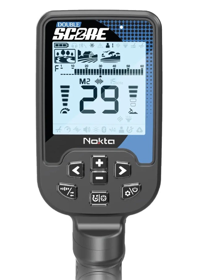 Pakketilbud! Nokta Double Score metalldetektor