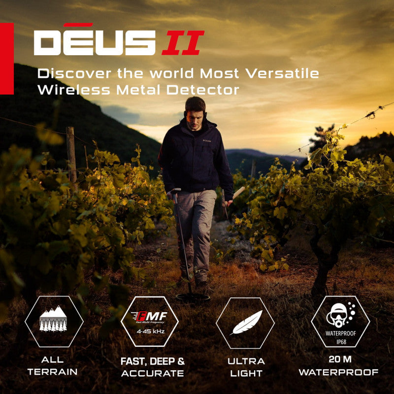 XP DEUS II metalldetektor (28FMF-RC-WS6)