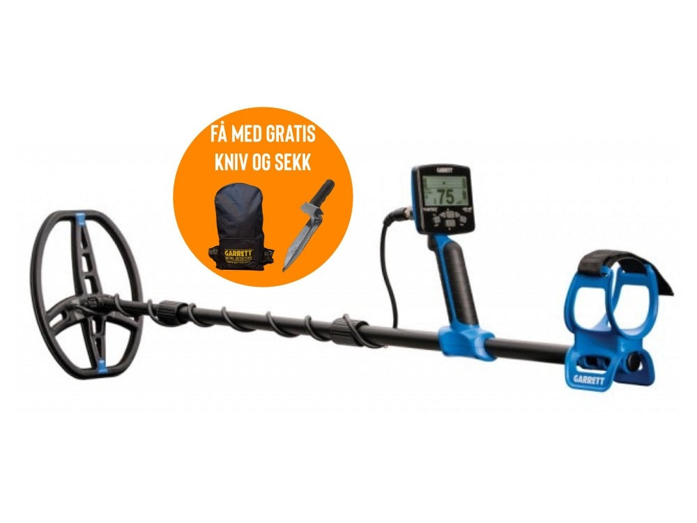 Pakketilbud! Garrett Vortex VX9 metalldetektor